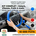 Couvre volant, poignée de frein à main et levier de vitesse
