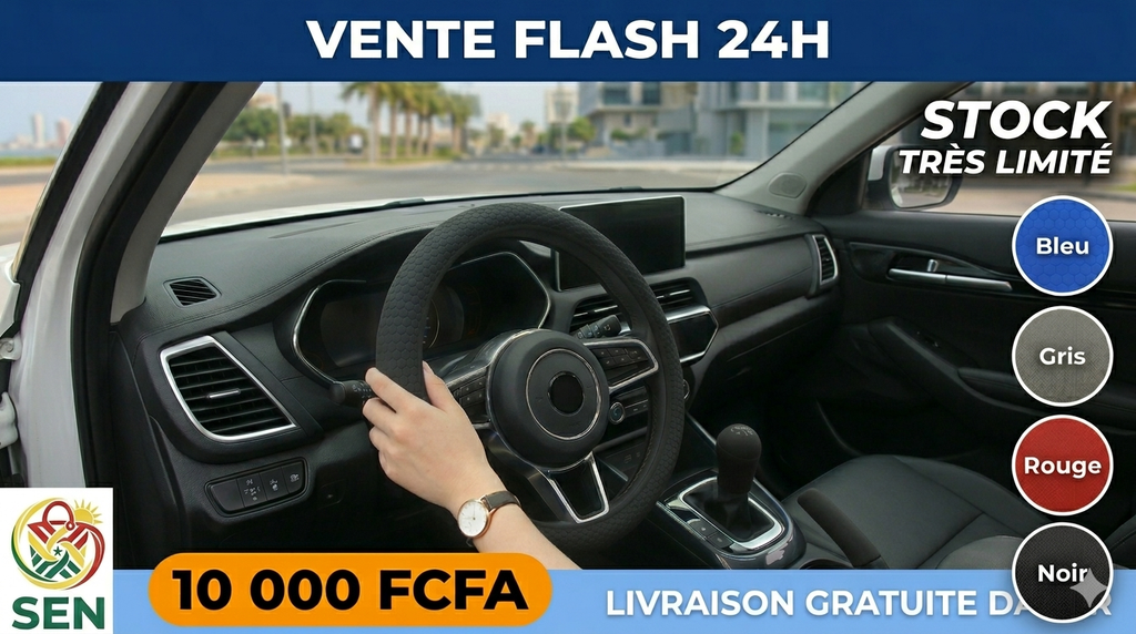 Couvre volant, poignée de frein à main et levier de vitesse