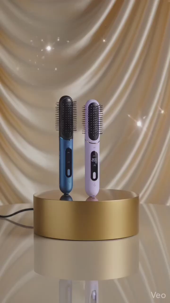 Brosse lissante sans fil pouvant aller jusqu’à 200 degré